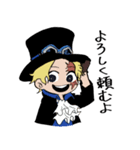 ONE PIECE 可愛いASLスタンプ（個別スタンプ：33）