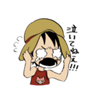 ONE PIECE 可愛いASLスタンプ（個別スタンプ：37）