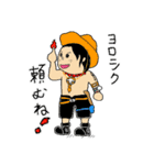 まん丸頭のONE PIECE（個別スタンプ：16）