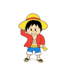 まん丸頭のONE PIECE（個別スタンプ：23）