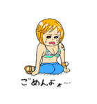 まん丸頭のONE PIECE（個別スタンプ：25）