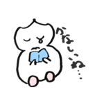 あいづちする読書さん（個別スタンプ：7）