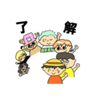 ジェーエス太郎 × ONE PIECE（個別スタンプ：5）