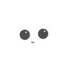 きゅるるんお目目の絵文字スタンプ（個別スタンプ：1）