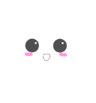 きゅるるんお目目の絵文字スタンプ（個別スタンプ：3）
