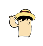 ONE PIECE ルフィだらけ（個別スタンプ：3）