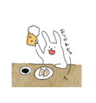 うさぎのちょす（個別スタンプ：3）