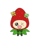 [かわいいイチゴ]ラブリーベリー3 (韓国語)（個別スタンプ：6）