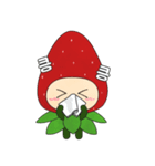 [かわいいイチゴ]ラブリーベリー3 (韓国語)（個別スタンプ：16）