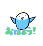 マルッとしたインコ（個別スタンプ：6）
