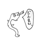 平和な動物と猫（幼稚園児向け）（個別スタンプ：6）