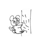 平和な動物と猫（幼稚園児向け）（個別スタンプ：9）