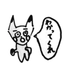 平和な動物と猫（幼稚園児向け）（個別スタンプ：13）