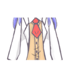 うさぎイラスト白衣（個別スタンプ：2）