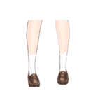 うさぎイラスト白衣（個別スタンプ：4）