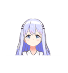 うさぎイラスト白衣（個別スタンプ：5）