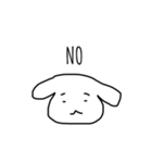 絵心ない人が描く生き物スタンプ(文字あり)（個別スタンプ：1）