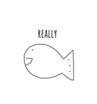 絵心ない人が描く生き物スタンプ(文字あり)（個別スタンプ：7）