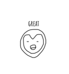 絵心ない人が描く生き物スタンプ(文字あり)（個別スタンプ：14）