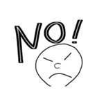 謎の人ひとことスタンプあいさつ（個別スタンプ：4）