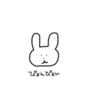 世界で1番使えないうさぎのピョン子様（個別スタンプ：1）