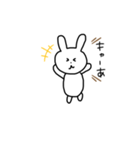 世界で1番使えないうさぎのピョン子様（個別スタンプ：3）