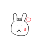 世界で1番使えないうさぎのピョン子様（個別スタンプ：8）