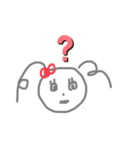 日常会話で使えるかわいい女の子（個別スタンプ：2）