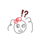 日常会話で使えるかわいい女の子（個別スタンプ：3）
