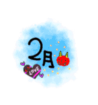 会話と季節（個別スタンプ：2）