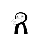 表情で思ってることが分かるペンギン（個別スタンプ：10）
