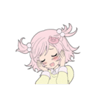 ピンクの女の子たちのスタンプ（個別スタンプ：31）