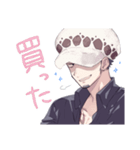 【ONE PIECE】王道を行かないローさん（個別スタンプ：3）