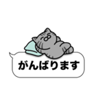 サバトラ猫✨吹き出しデカ文字✨大和猫（個別スタンプ：31）