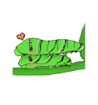 アゲハチョウの幼虫たち（個別スタンプ：8）