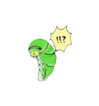 アゲハチョウの幼虫たち（個別スタンプ：29）