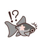 金魚と文字（個別スタンプ：8）