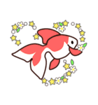 金魚と文字（個別スタンプ：33）