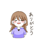 ひよとみつあみちゃん（個別スタンプ：6）