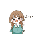 ひよとみつあみちゃん（個別スタンプ：9）