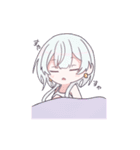 特殊っ子がいる女の子スタンプ（個別スタンプ：5）