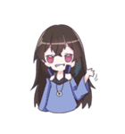 特殊っ子がいる女の子スタンプ（個別スタンプ：8）