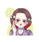 綺麗なお姉さんはいかがですか？（個別スタンプ：2）