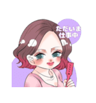 綺麗なお姉さんはいかがですか？（個別スタンプ：4）