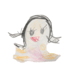 子供が描いた絵 Picture drawn by a child（個別スタンプ：2）
