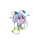 ウサギのYumiちゃん（個別スタンプ：4）