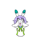 ウサギのYumiちゃん（個別スタンプ：5）