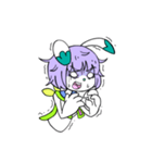 ウサギのYumiちゃん（個別スタンプ：6）
