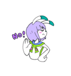 ウサギのYumiちゃん（個別スタンプ：8）