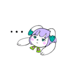 ウサギのYumiちゃん（個別スタンプ：9）